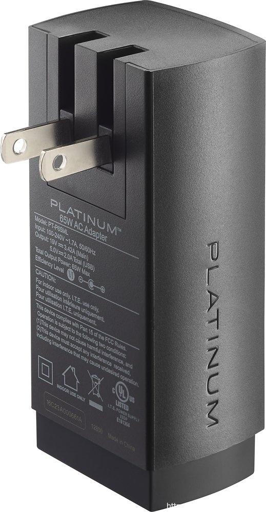 Platinum PT-P65ML 电源适配器